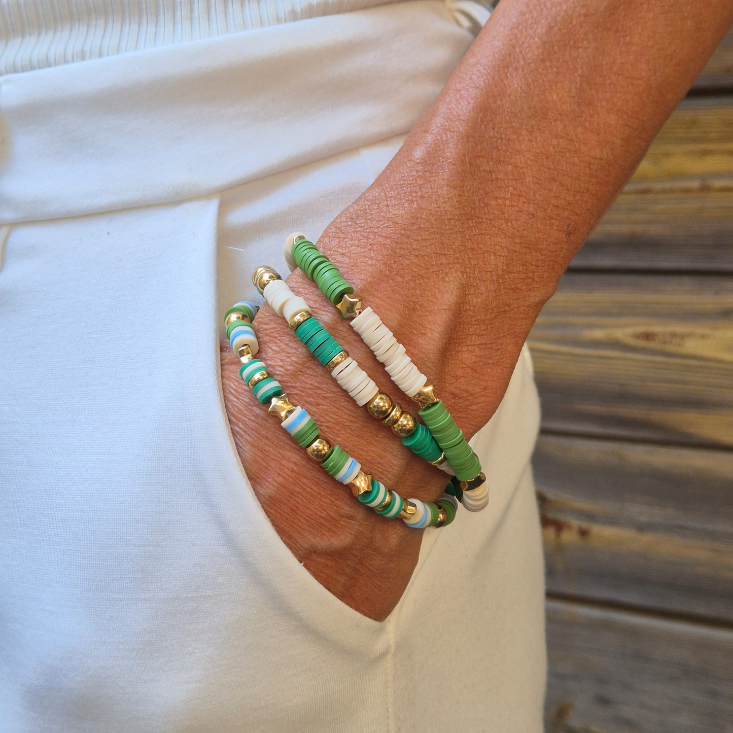 Kit bracelets & colliers - Forêt d'Or et d'Émeraudes