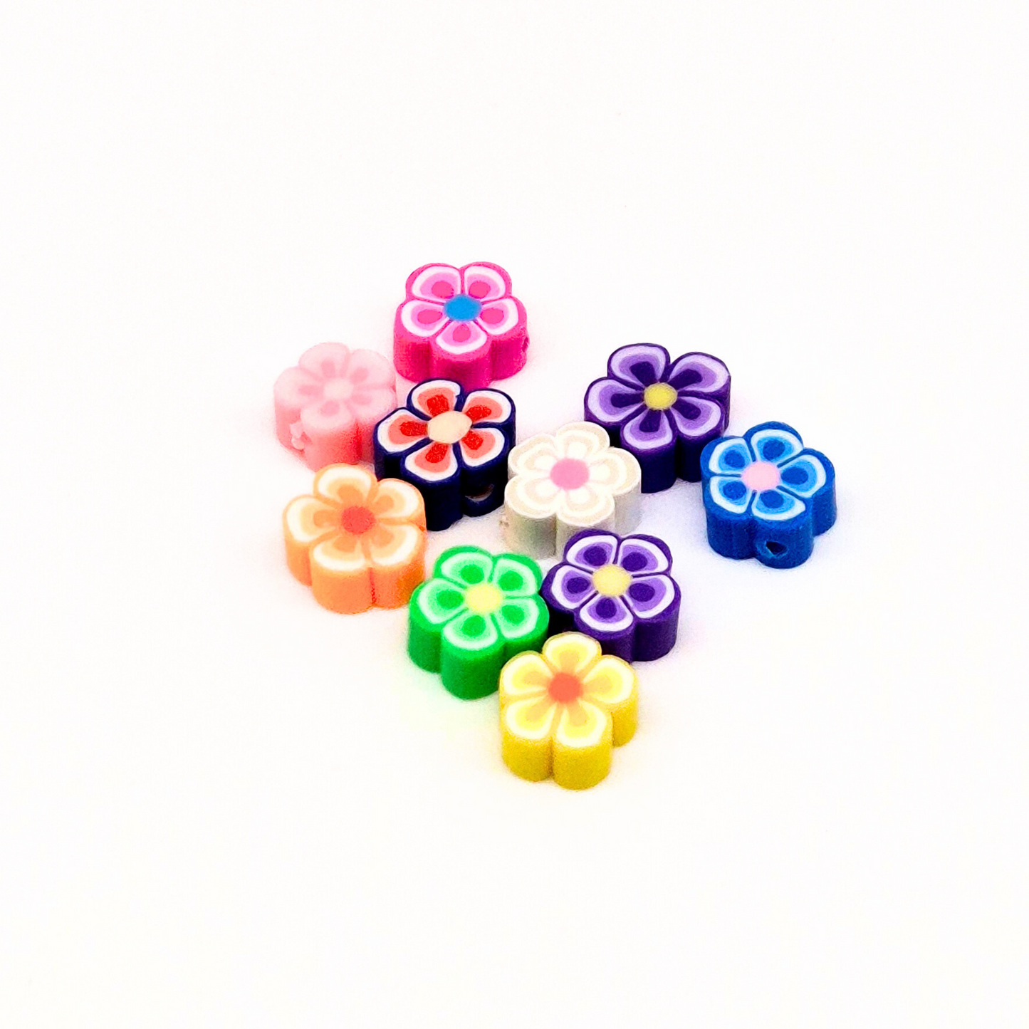 Perles fruits & Fleurs - Lot de 10 pièces