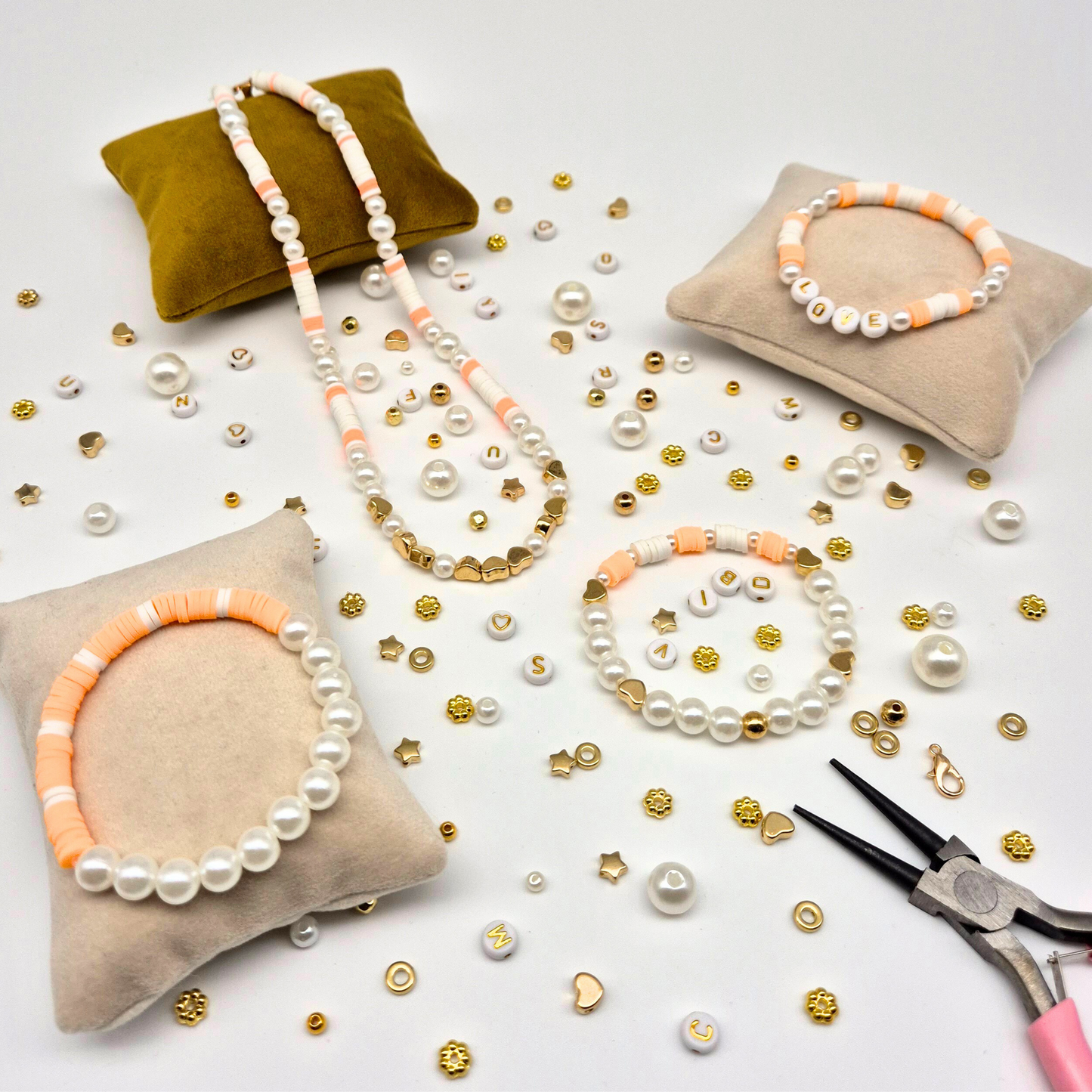 Kit bracelets & colliers - Perles & nacres